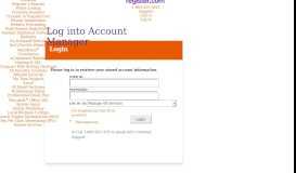 
							         Login or Create New Account | Domain Registration, Website ...								  
							    