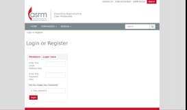 
							         Login or Register - American Society for Reproductive Medicine - ASRM								  
							    