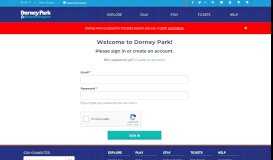 
							         Login or Sign up for an Account - Dorney Park								  
							    