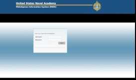 
							         Login - Oracle Access Management 11g - Naval Academy								  
							    