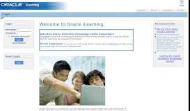 
							         Login - Oracle iLearning								  
							    