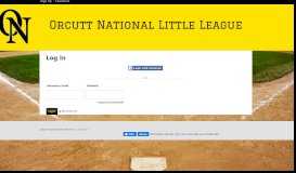 
							         Login : Orcutt National Little League								  
							    
