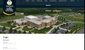 
							         Login - Our Lady of Good Counsel High School - Olney, MD								  
							    