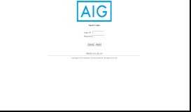 
							         Login Page - AIG								  
							    