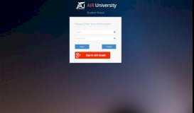 
							         Login Page - Air University Student Portal - AU Portals								  
							    