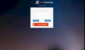 
							         Login Page - Air University Student Portal								  
							    
