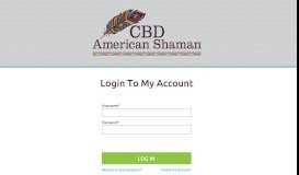 
							         Login-page | American Shaman CBD								  
							    