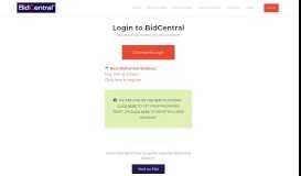 
							         Login Page - BidCentral								  
							    