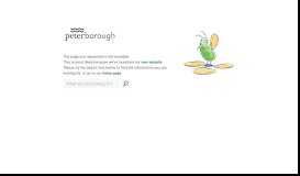 
							         Login Page - City of Peterborough								  
							    