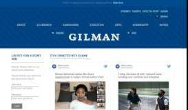 
							         Login Page - Gilman School								  
							    