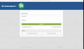 
							         Login Page (ON Semiconductor Supplier Portal)								  
							    