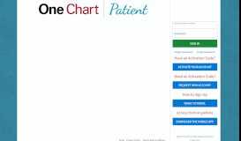 
							         Login Page - One Chart | Patient								  
							    