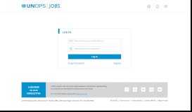 
							         login page - UNOPS Jobs								  
							    