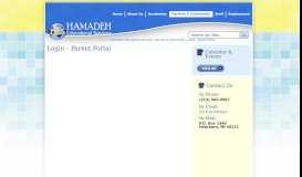 
							         Login – Parent Portal « Hamadeh Educational Services, Inc ...								  
							    