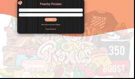 
							         Login - Peachy Proxies								  
							    