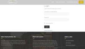 
							         Login - PeopleWorks Online								  
							    