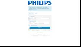 
							         Login - Philips Access Service								  
							    