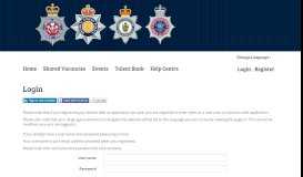 
							         Login - Police Jobs Wales								  
							    