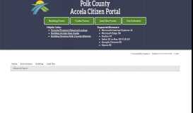 
							         Login - Polk County BoCC - Citizen Portal								  
							    