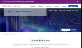 
							         Login Portal | Customer and Partner Portal | nCipher Security								  
							    