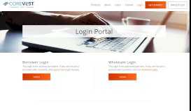 
							         Login Portal for our Borrowers and Partners | CoreVest Finance								  
							    
