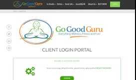 
							         Login Portal - Go Good Guru								  
							    