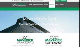 
							         Login Portal - Maverick BankCard								  
							    