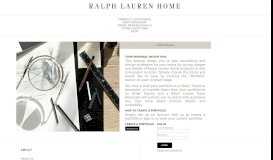 
							         Login - Portfolio - Ralph Lauren Home - RalphLaurenHome.com								  
							    