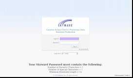 
							         Login - Powered by Skyward - Canyons School District								  
							    