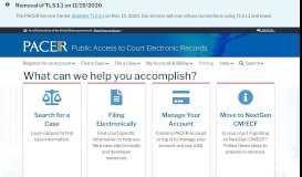 
							         Login - Public Access to Court Electronic Records								  
							    
