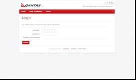 
							         Login - Qantas Online Training Portal								  
							    