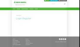
							         Login Register - Delta Dental Ohio								  
							    