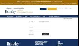 
							         Login / Register | Office of Undergraduate Admissions - UC Berkeley ...								  
							    