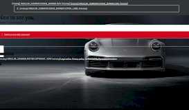 
							         Login & registration - Porsche ID Login								  
							    