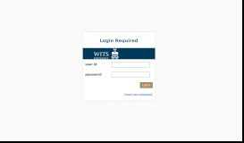 
							         Login Required - University of the Witwatersrand - Wits-e - Wits CLE								  
							    
