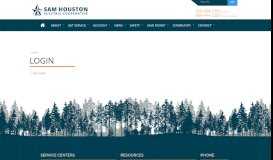 
							         Login | Sam Houston Electric								  
							    