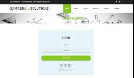 
							         Login - Samagra IT Solution								  
							    