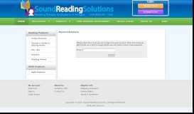 
							         Login: Send Pass - Sound Reading Solutions								  
							    