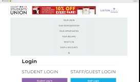 
							         Login - Solent Students' Union								  
							    