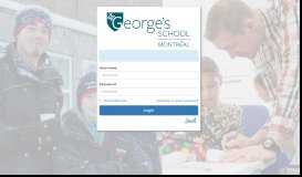 
							         Login - St. George's School of Montreal								  
							    