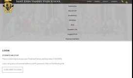 
							         Login - St. John Vianney High School - Saint John Vianney High School								  
							    