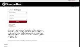 
							         Login | Sterling Bank | Missouri								  
							    