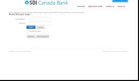 
							         Login - Student GIC - SBI Canada Bank								  
							    