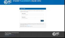 
							         Login - Student Placements Online - Capabiliti								  
							    