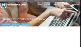 
							         Login: Students - News In Education								  
							    
