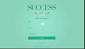 
							         Login - SUCCESS Academy								  
							    