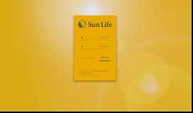 
							         Login - Sun Life Financial								  
							    