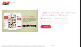 
							         Login - SunDTH - Sun Direct								  
							    