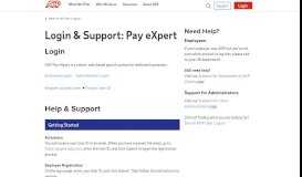 
							         Login & Support | ADP Pay eXpert								  
							    