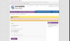 
							         Login - Tees Valley - Welcome to Compass								  
							    